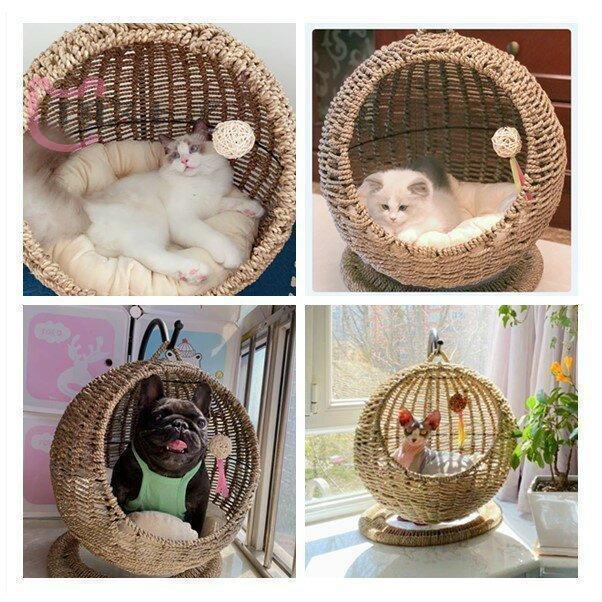 ハンギングチェア ペット ベッド 寝床 小型犬用 猫用 ゆりかご ハンギングチェア ペット ベッド 寝床 小型犬用 猫用 ゆりかご