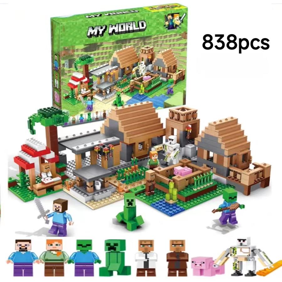 新品セール ブロック 村落 村 デラックス マインクラフト レゴ LEGO 