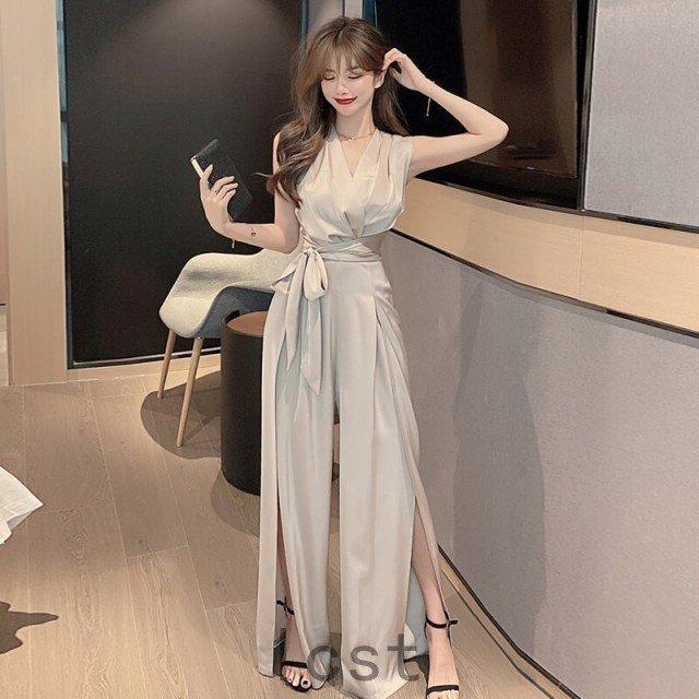 パーティードレス かっこいい パンツドレス 結婚式 お呼ばれドレス  