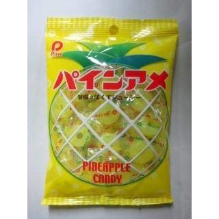 ゆらゆら感抜群！当時物のパイン製菓[パインアメ]の駄菓子瓶◇昭和レトロ◇古道具 ゆらゆら感抜群！当時物のパイン製菓[パインアメ]の駄菓子瓶