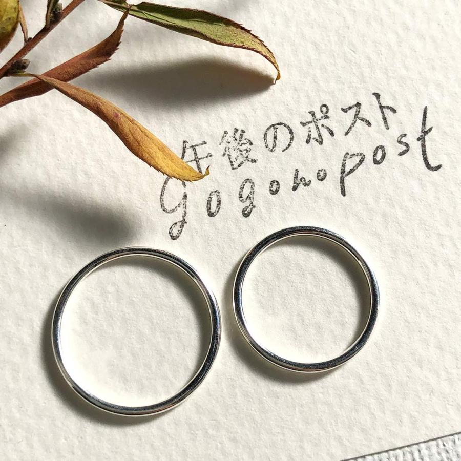 3号〜20号 シルバー925 シンプル極細リング ピンクゴールド 指輪