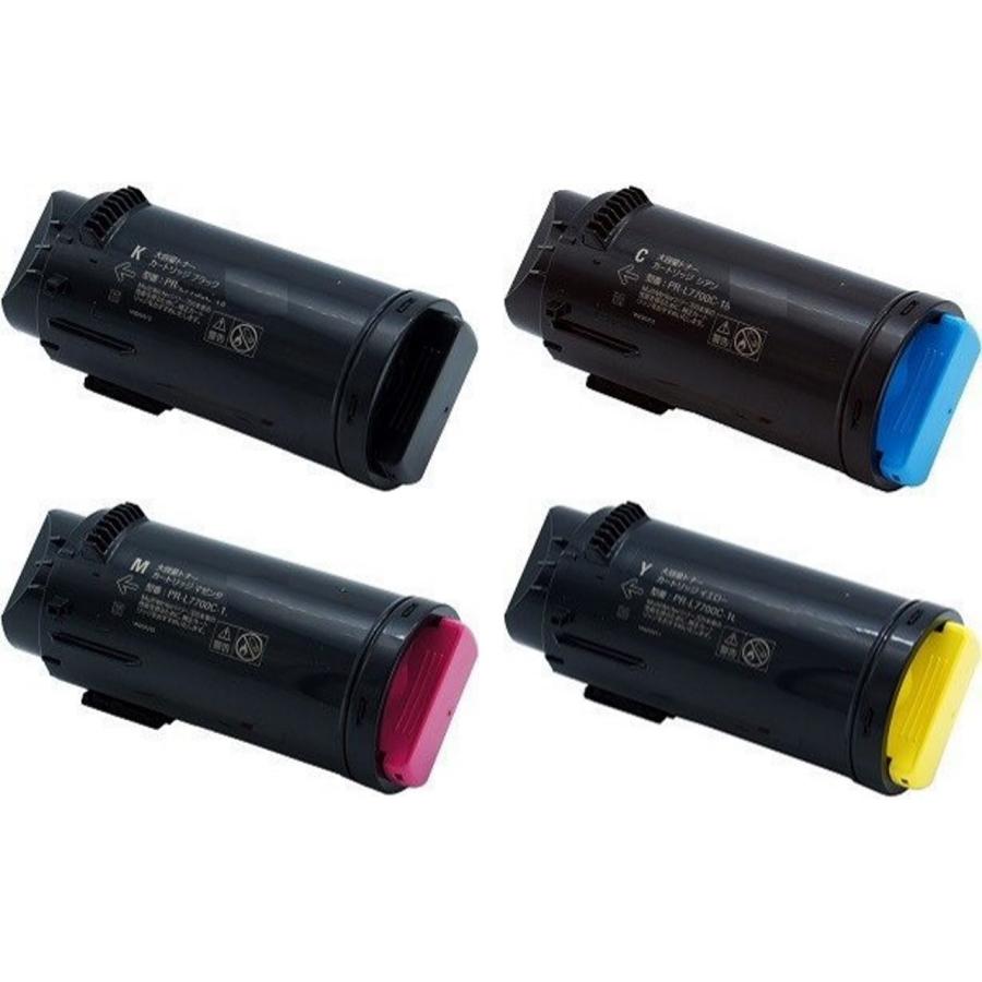 フジゼロックス 純正トナーカートリッジ ４色ブラック、シアン、マゼンダ、イエロー NEC NEC用 PR-L7700C-19 / 18 / 17 / 16 (ブラック シアン マゼンタ