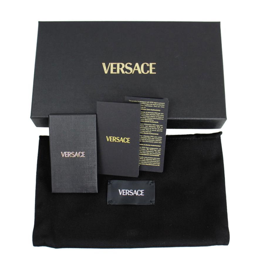 VERSACE ヴェルサーチ 財布 メンズ 長財布 メドゥーサ レザー