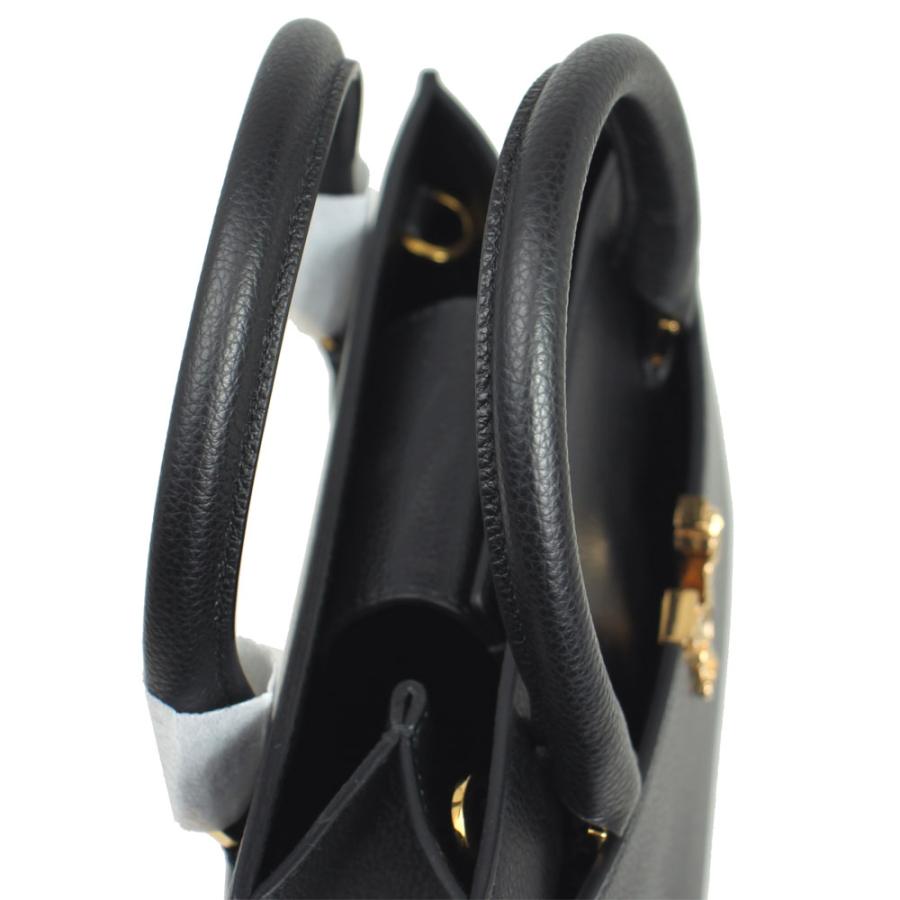 ヴェルサーチ バッグ レディース VERSACE ハンド/ショルダーバッグ 2WAY ヴィルトゥス レザー ブラック 1005960 1A04093 1B00Vの画像