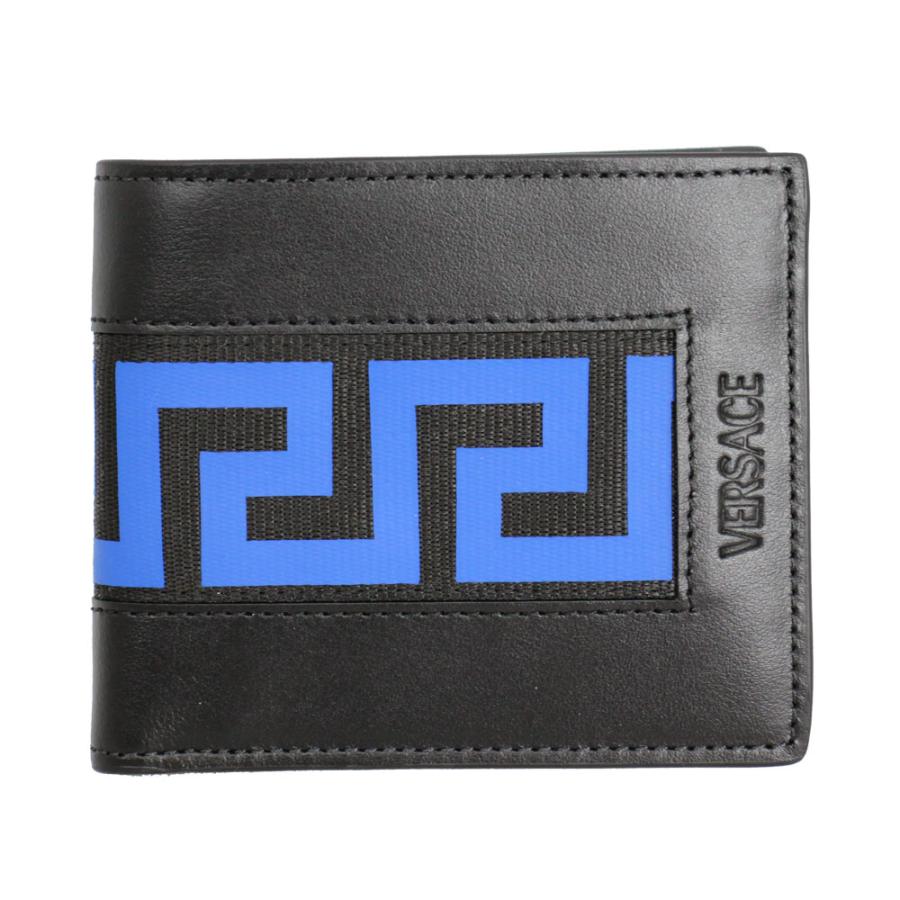 美品 VERSACE ヴェルサーチ ヴェルサーチェ グレカ 二つ折り 財布 VERSACE（ヴェルサーチェ） ヴェルサーチ 財布 メンズ 二つ折り札入れ