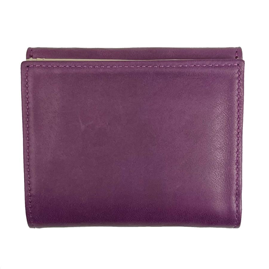 美品　ETRO 長財布　紫　パープル ETRO（エトロ） 財布 レディース ETRO Wホック 二つ折り財布 ドル紙幣