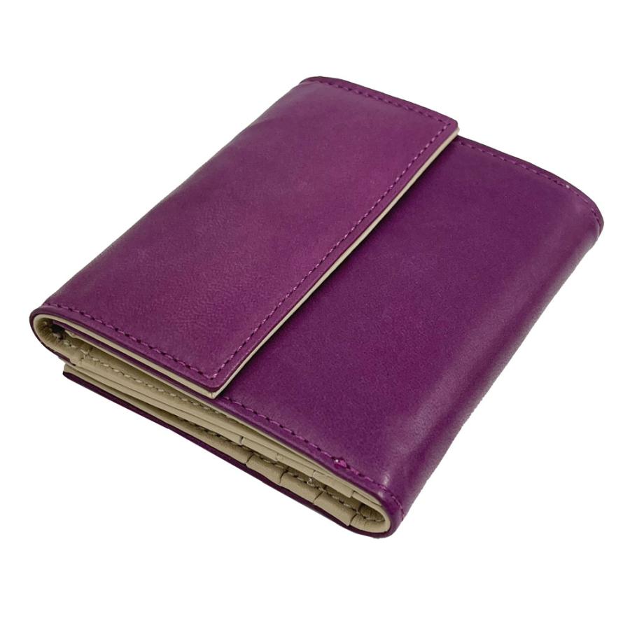 美品　ETRO 長財布　紫　パープル ETRO（エトロ） 財布 レディース ETRO Wホック 二つ折り財布 ドル紙幣