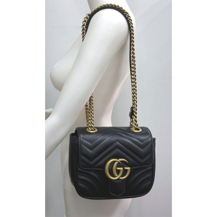 GUCCI グッチ バッグ レディース Wチェーンショルダーバッグ GG