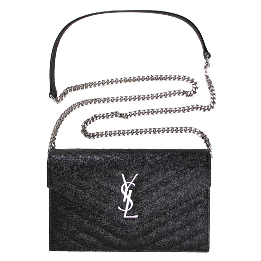 SAINT LAURENT サンローラン チェーンショルダー チェーンウォレット