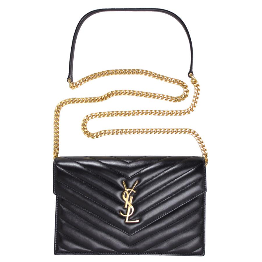 SAINT LAURENT サンローラン チェーンショルダー チェーンウォレット