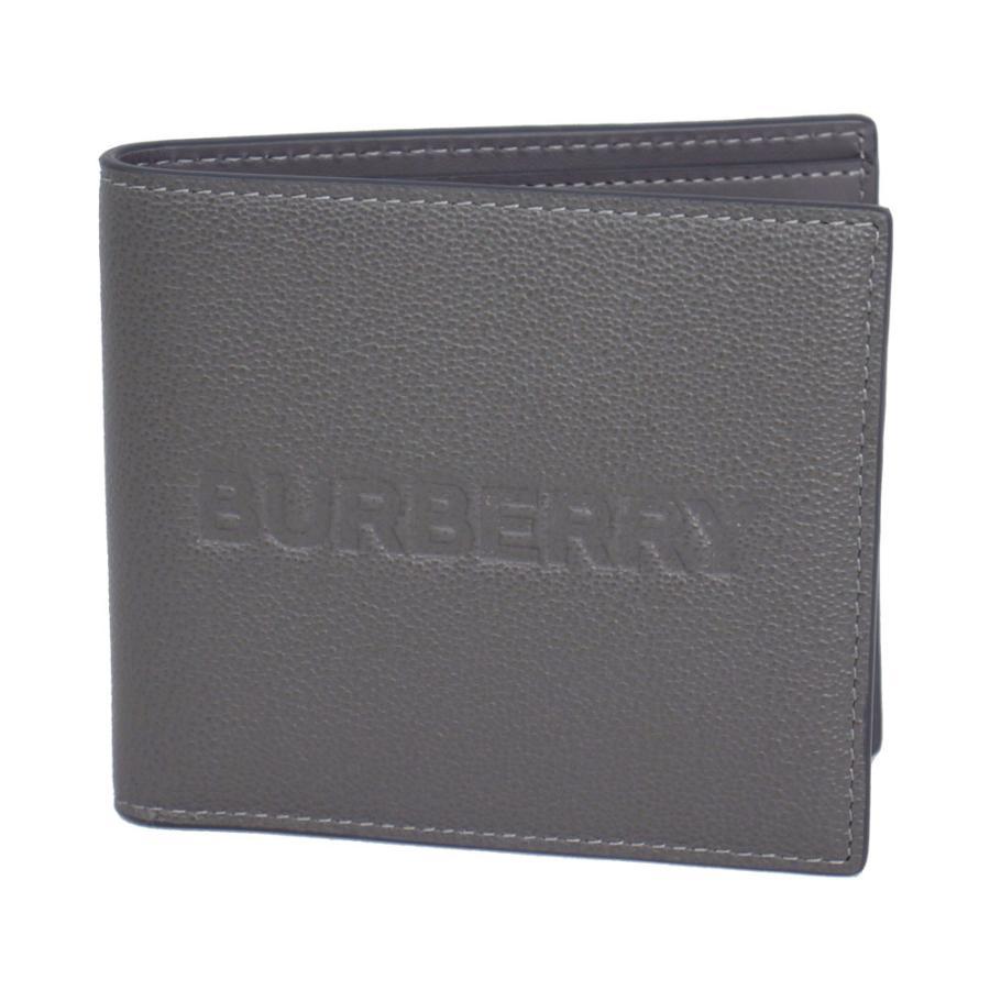 BURBERRY（バーバリー） 財布 メンズ 二つ折り札入れ エンボスロゴ