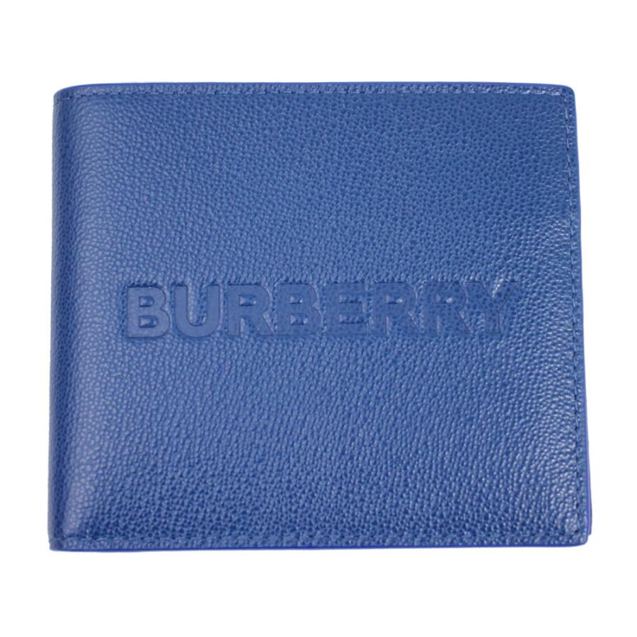 BURBERRY（バーバリー） 財布 メンズ 二つ折り札入れ エンボスロゴ
