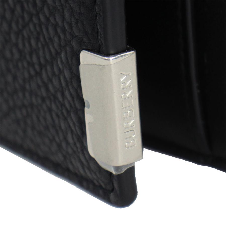 BURBERRY（バーバリー） 財布 メンズ 二つ折り財布 レザー ブラック