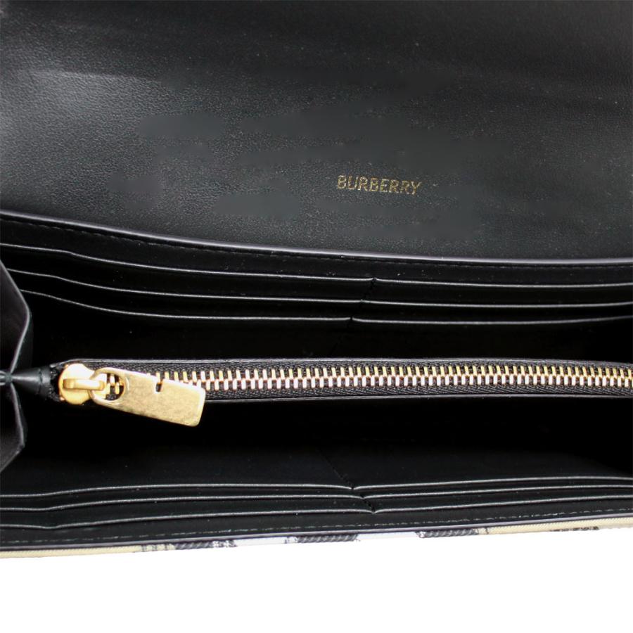 BURBERRY（バーバリー） 財布 レディース フラップ長財布 キャンバス
