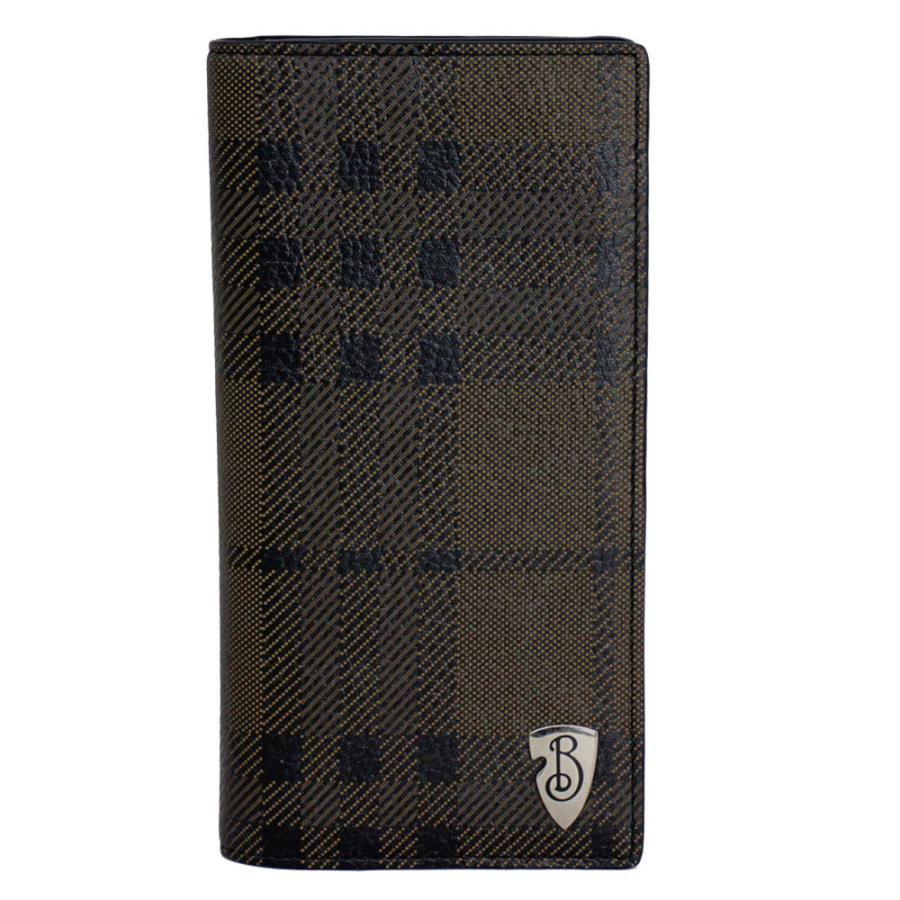 BURBERRY（バーバリー） 財布 メンズ 長財布 チェック柄 レザー