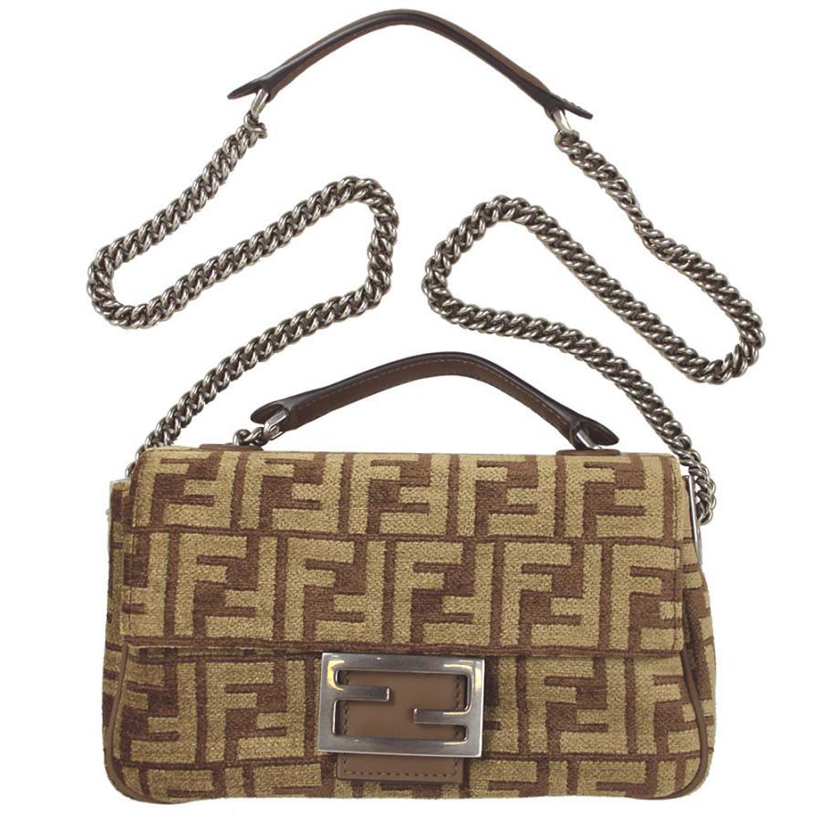 FENDI（フェンディ） チェーン ショルダーバッグ バゲット チェーン