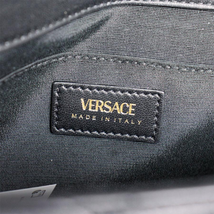 ヴェルサーチ バッグ レディース VERSACE チェーンショルダーバッグ メドゥーサ キルティング レザー ブラック DBF1164S 1A03912の画像
