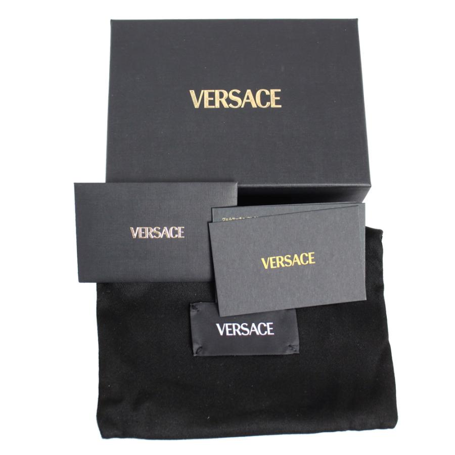 ヴェルサーチ 財布 レディース VERSACE 二つ折り財布 ラ・メデューサ レザー ブラック 1004664 DVIT2T 1B00V｜goguysshop｜08