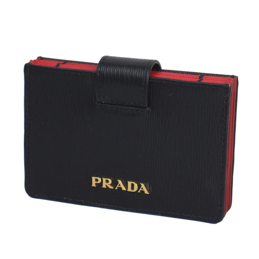 PRADA プラダ カードケース アコーディオン バイカラー ヴィッ