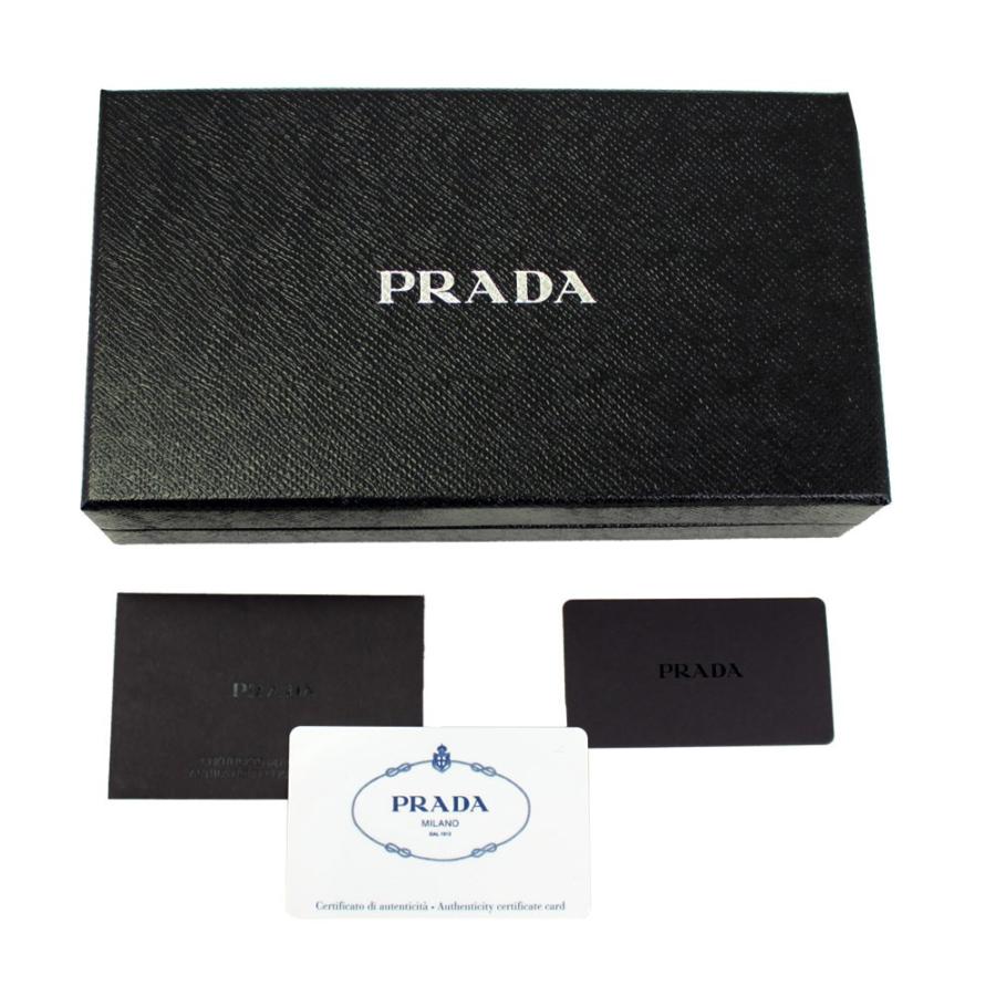 PRADA（プラダ） ラウンドファスナー長財布 コミックプリント カーフ
