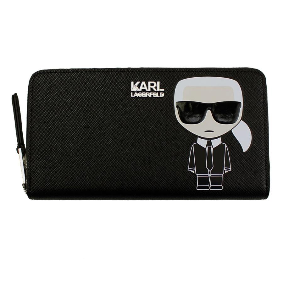 カールラガーフェルド KARL LAGERFELD ラウンドファスナー長財布