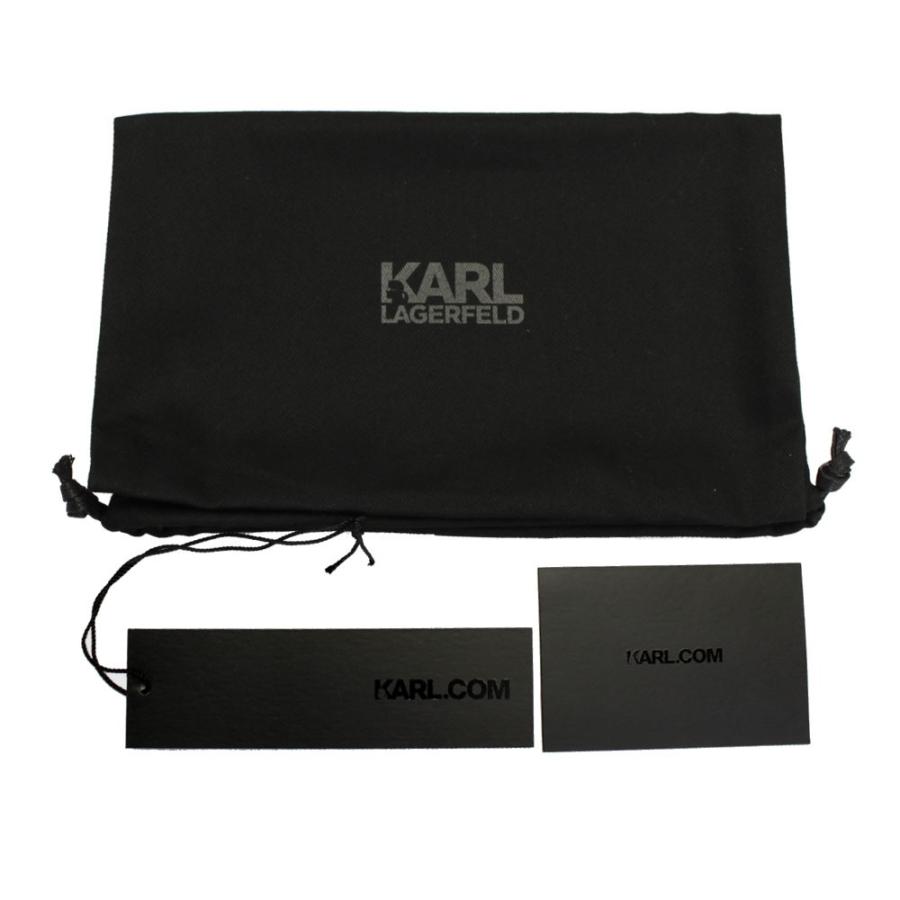 カールラガーフェルド 財布 レディース KARL LAGERFELD 長財布 K/Ikon フラップ ウォレット レザー ブラック 201W3264｜goguysshop｜09