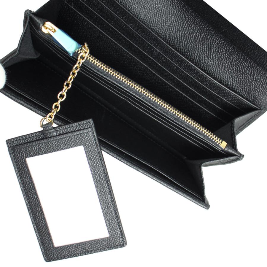 Ferragamo フェラガモ ガンチーニ レザー財布 ブラック ゴールド金具 フェラガモ 長財布 財布 レディース ガンチーニ 二つ折り バイ