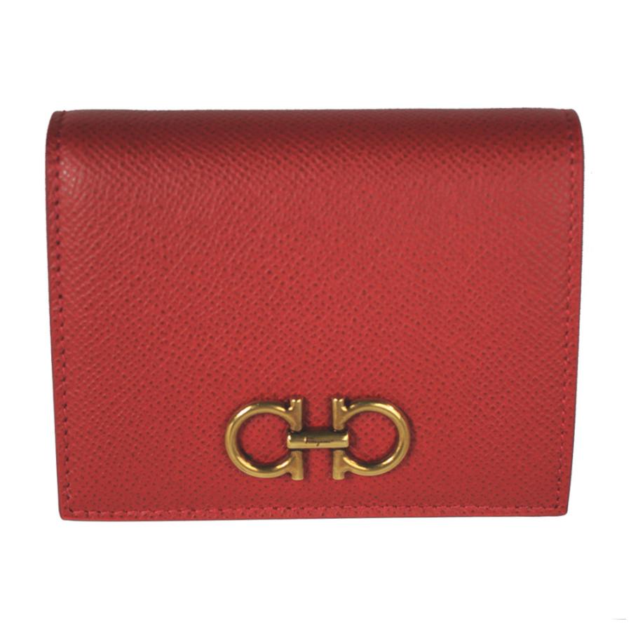 【美品❗️】フェラガモ　財布　FERRAGAMO コインケース　ピンク財布 フェラガモ Ferragamo 財布 三つ折り財布 折りたたみ財布 小銭