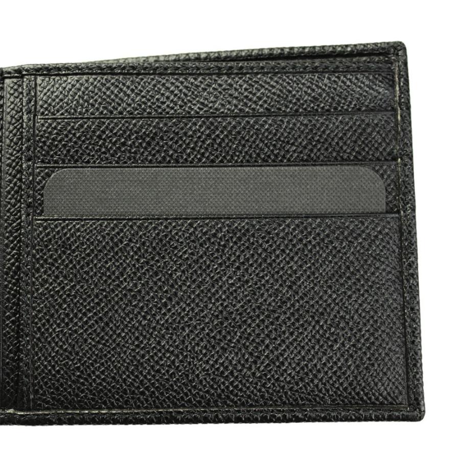 BVLGARI ブルガリ 財布 メンズ 22309 二つ折り札入れ ブラック