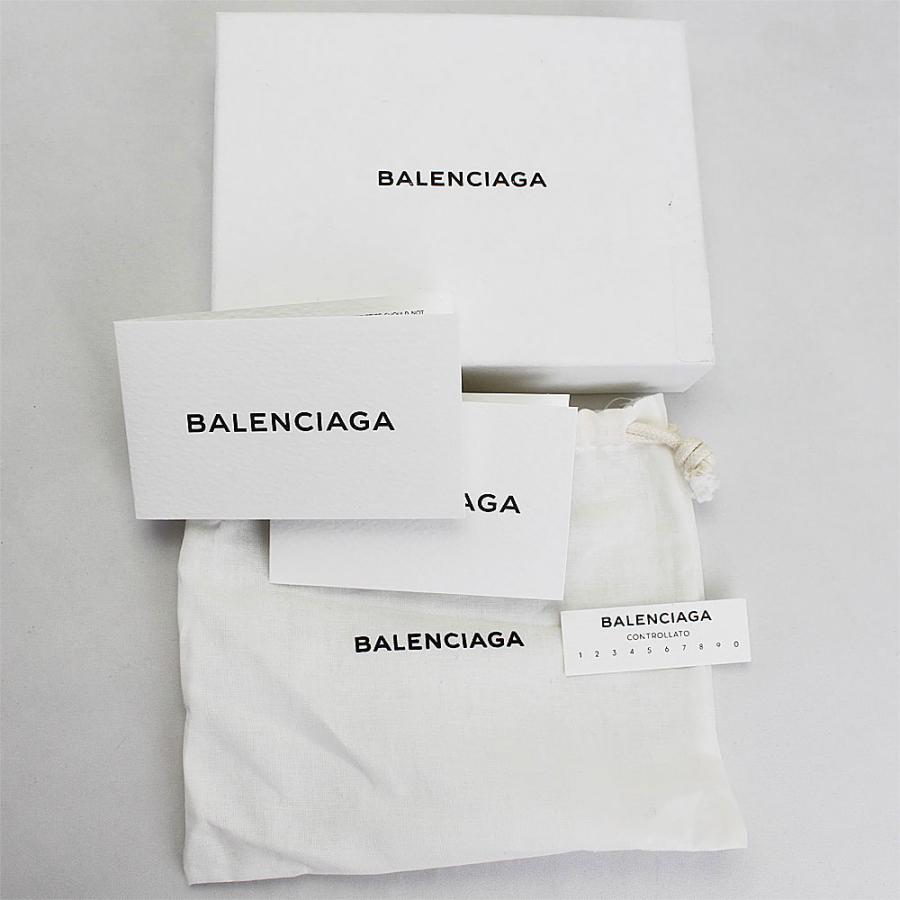 BALENCIAGA シルバー 二つ折り財布 中古・古着通販】BALENCIAGA (バレンシアガ) 2つ折り財布