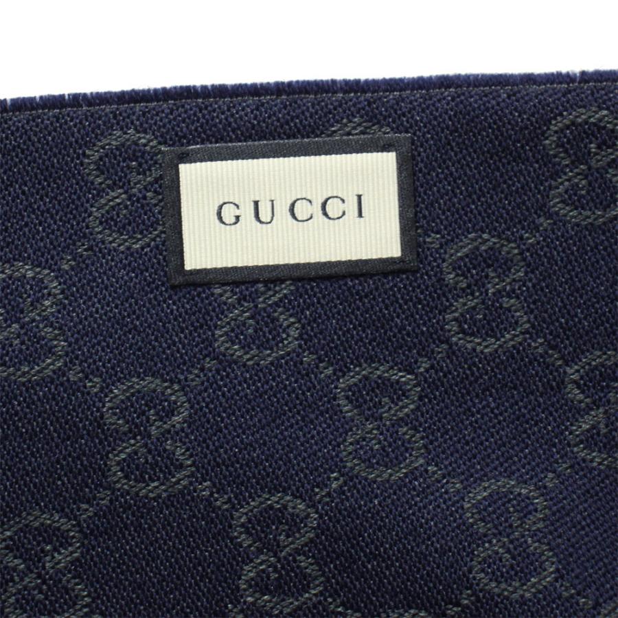 GUCCI グッチ ストール マフラー スカーフ ショール GG柄 ウール