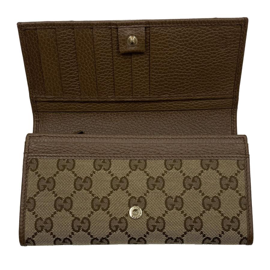 GGキャンバス グッチ 財布 レディース 346058 GUCCI 二つ折り長 GGキャンバス グッチ 財布 レディース 346058 GUCCI 二つ折り長