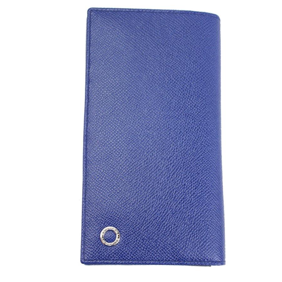 誠実 新品 ブルーダリア 型押しレザー メンズ 長財布 ブルガリ Bvlgari 財布 Www Mohanvilaas Com