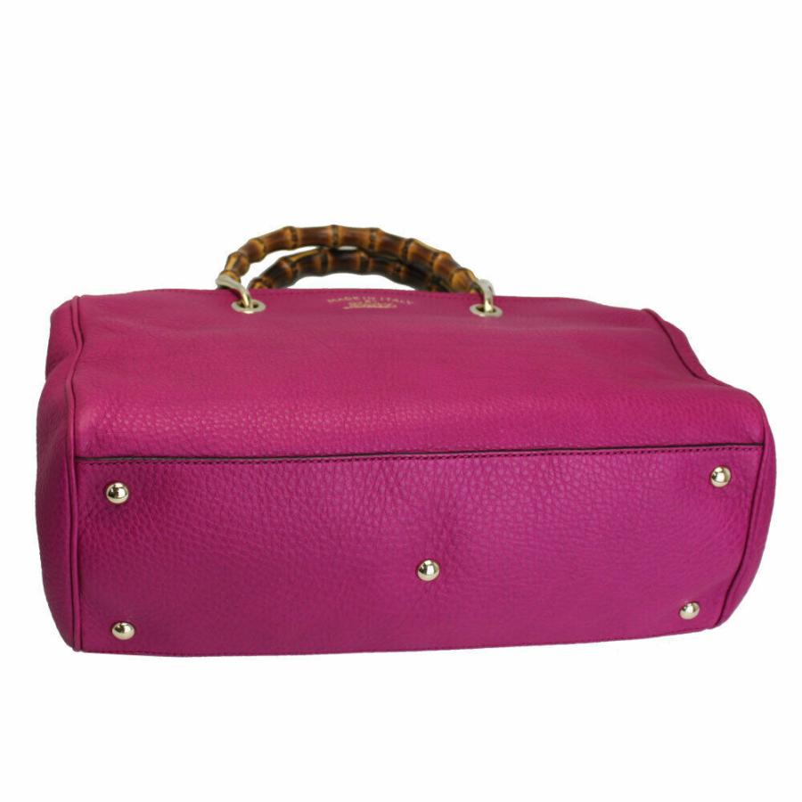 GUCCI 中古 美品 グッチ 2WAYハンド/ショルダーバッグ バンブー