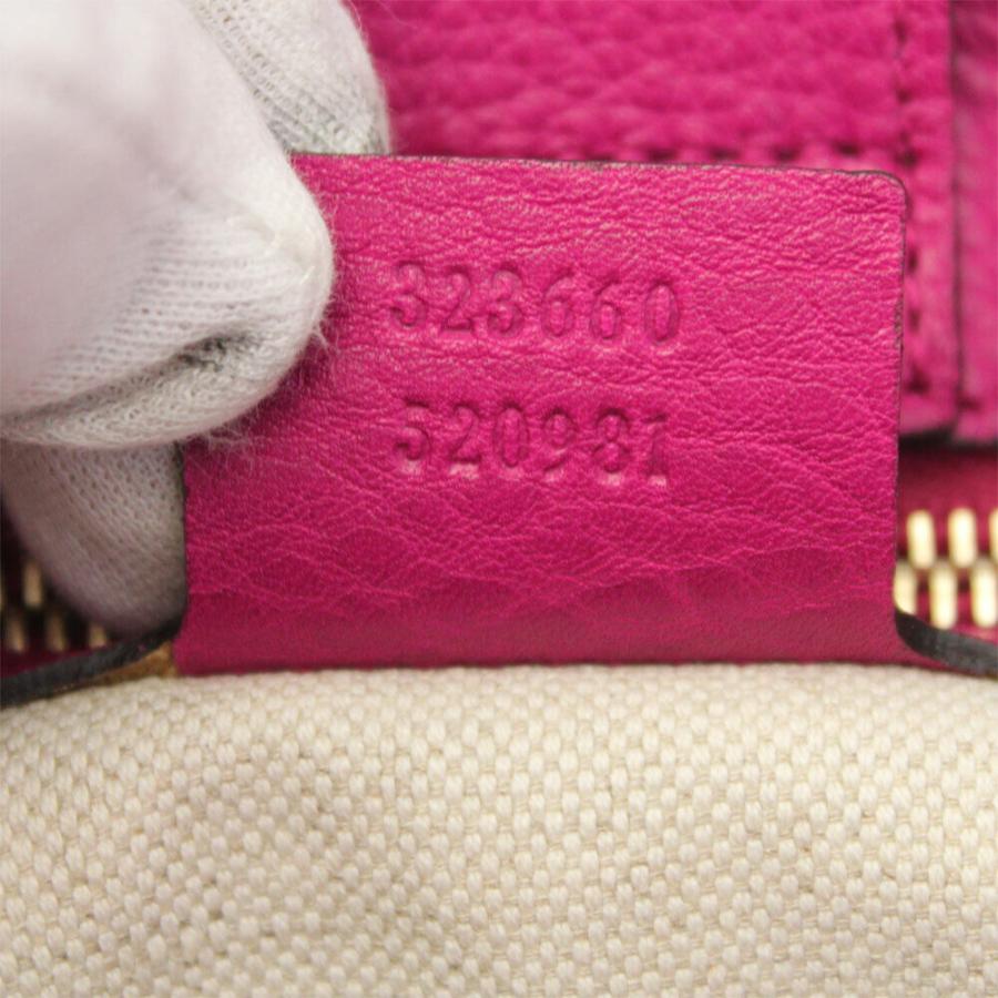 グッチ 323660 ハンドバッグ ピンク GUCCI GGマーモント レザー