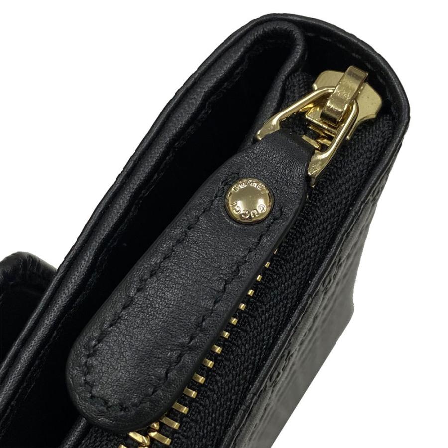 GUCCI グッチ 三つ折り長財布 ラウンドファスナー マイクロ GUCCI グッチ 三つ折り長財布 ラウンドファスナー マイクロ