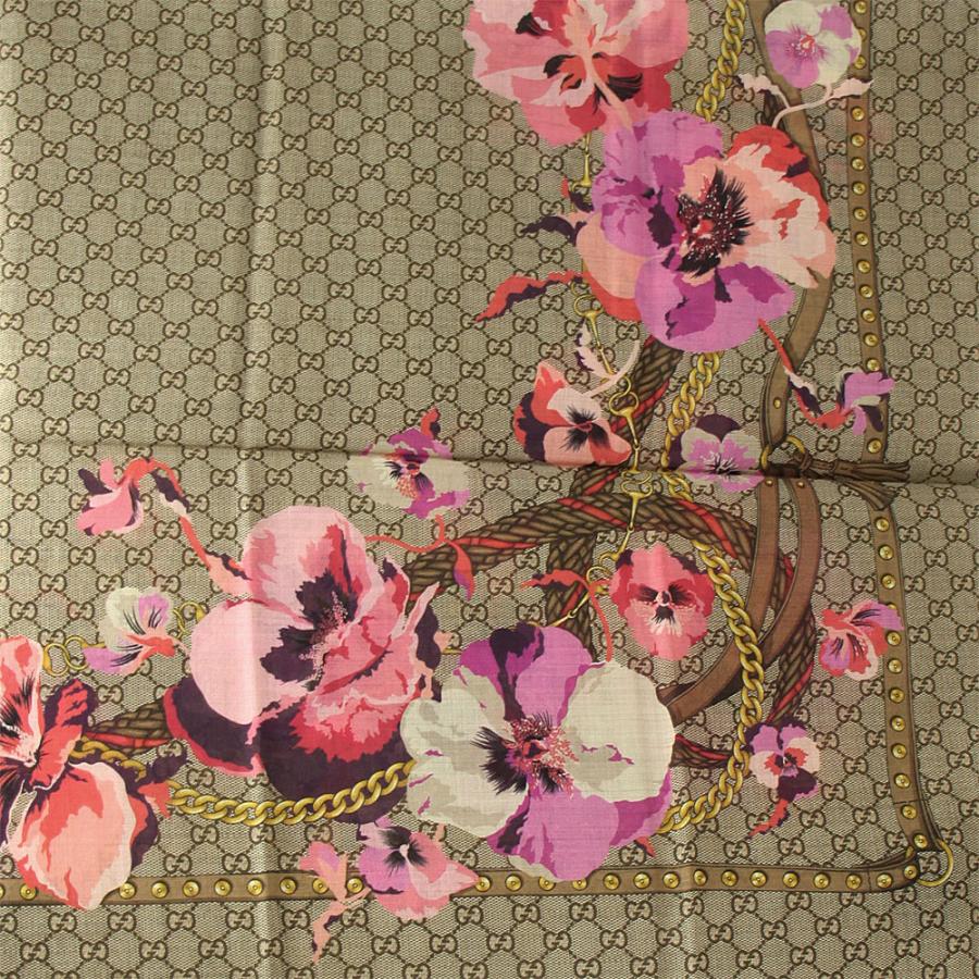 GUCCI グッチ GG柄 マフラー ストール ピンク ウール レディース GUCCI 並行輸入品 グッチ ストール マフラー メンズ レディース