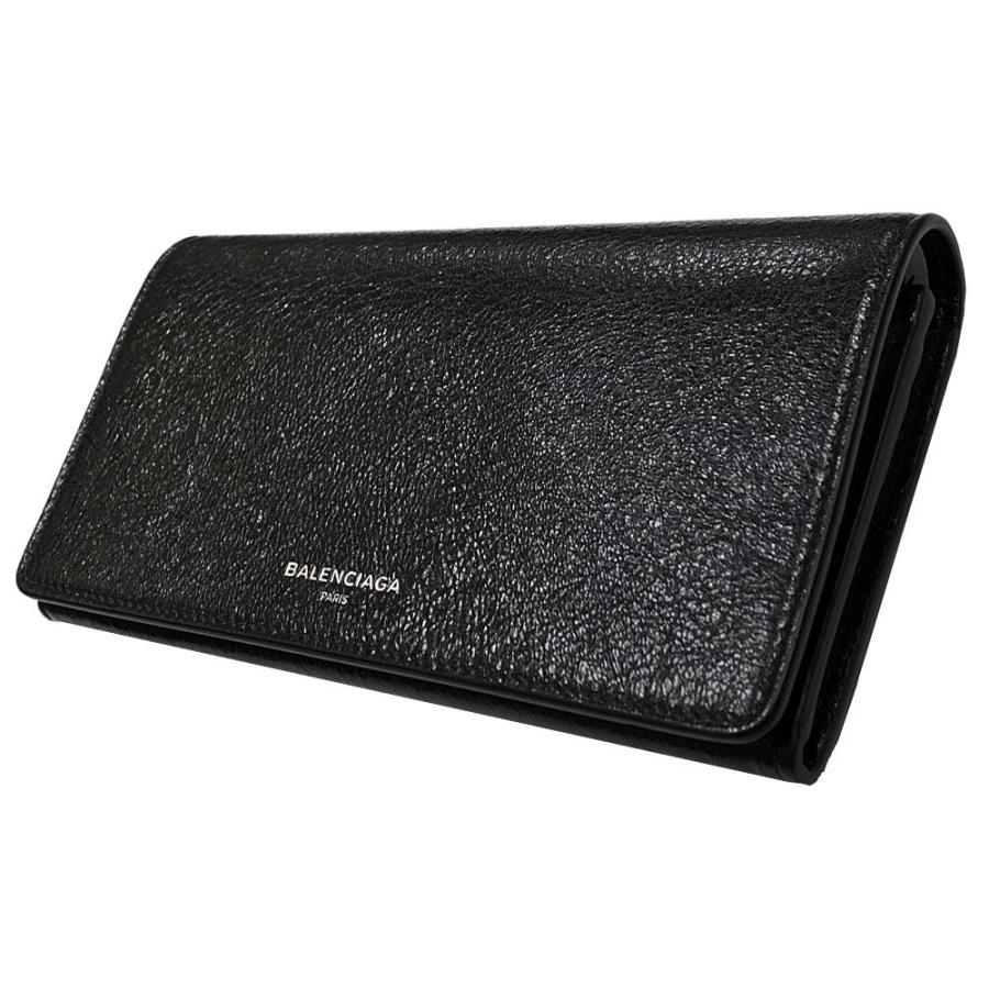 【正規品】BALENCIAGA バレンシアガ 財布 黒542008 CU50N BALENCIAGA バレンシアガ 財布 メンズ レディース フラップ長