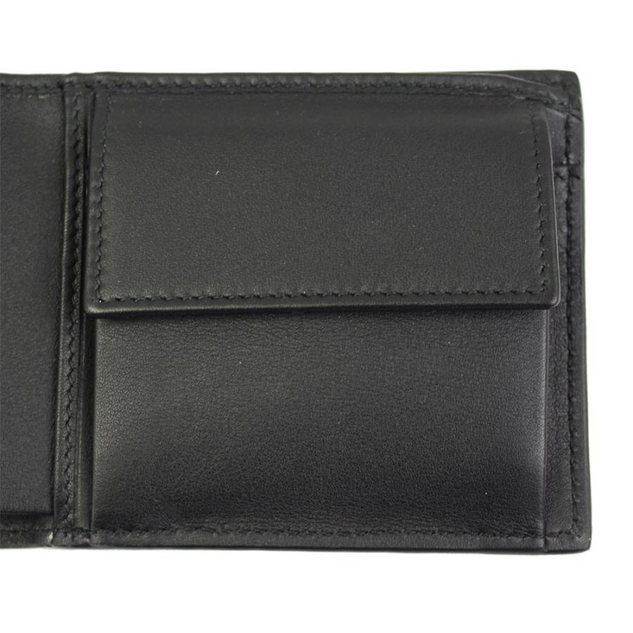 GUCCI シマレザー　544472 BMJ1N 1000 グッチ GUCCI 544472 BMJ1N 1000 二つ折り財布 ブラック 黒
