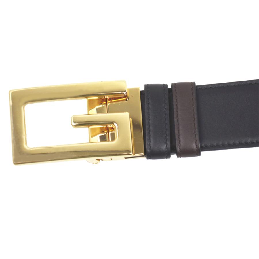 GUCCI グッチ ベルト メンズ リバーシブルベルト ブラック