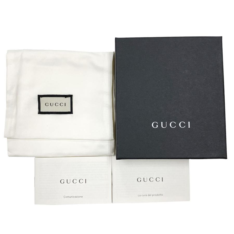 グッチ 財布 メンズ GUCCI 二つ折り札入れ インターロッキングG レザー ブラック/ブルー系 アウトレット 611229 CAO2N 1040｜goguysshop｜06