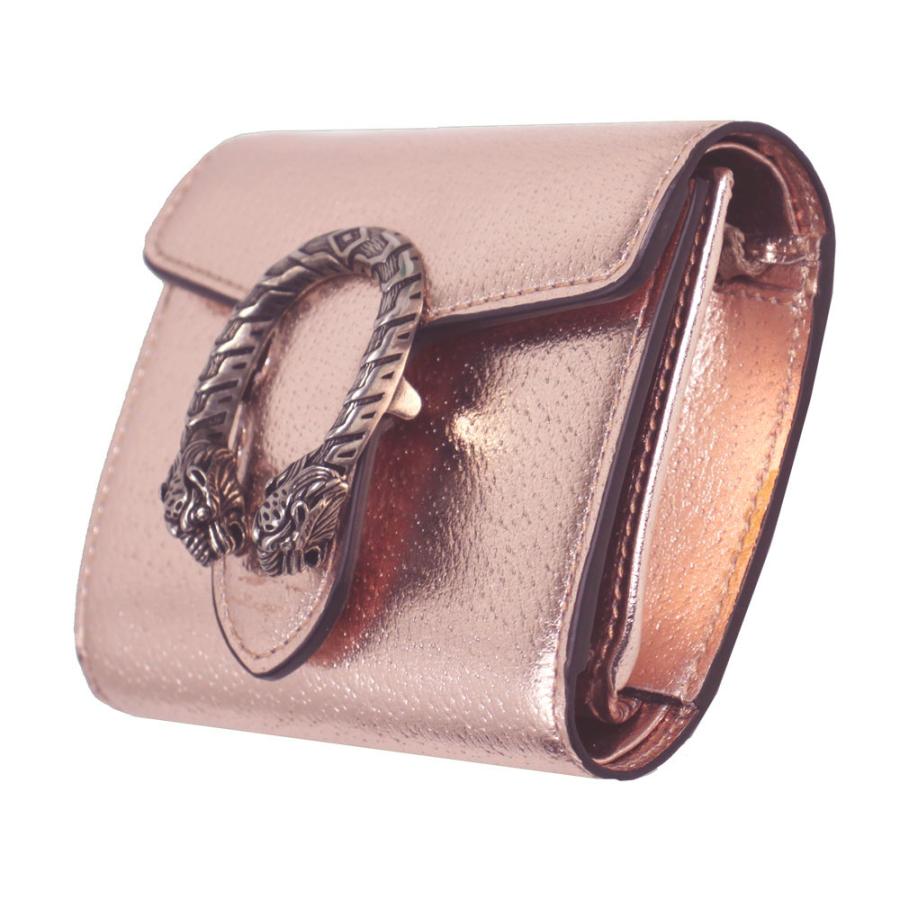 GUCCI ディオニュソス　三つ折り財布 GUCCI グッチ 財布 レディース 三つ折り財布 ディオニュソス レザー