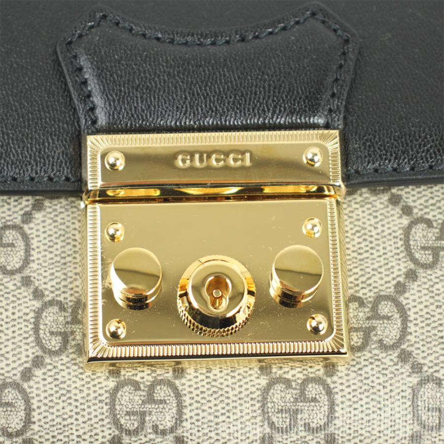 GUCCI グッチ 2WAY ハンド/ショルダーバッグ パドロック GG