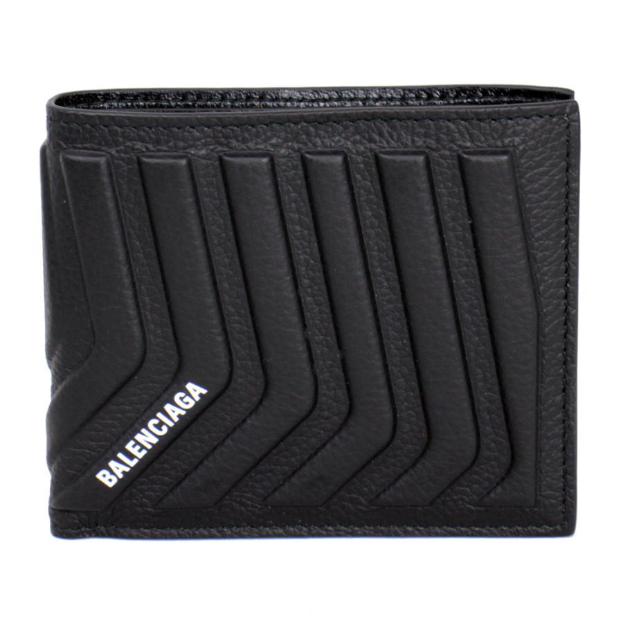 BALENCIAGA（バレンシアガ） 財布 メンズ 二つ折り札入れ カー レザー