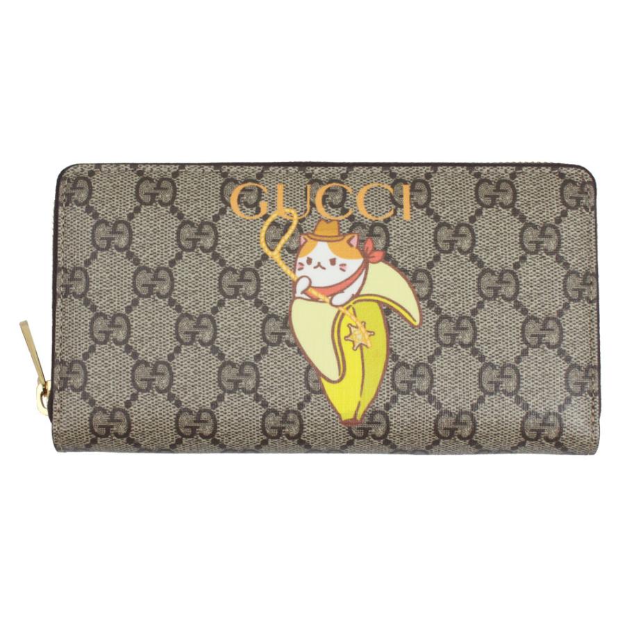 GUCCI グッチ 財布 レディース ラウンドファスナー長財布 ばなにゃ 