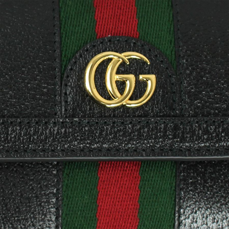 グッチ 長財布 Wホック 035 1408 2150 GUCCI レザー 黒 ブラック