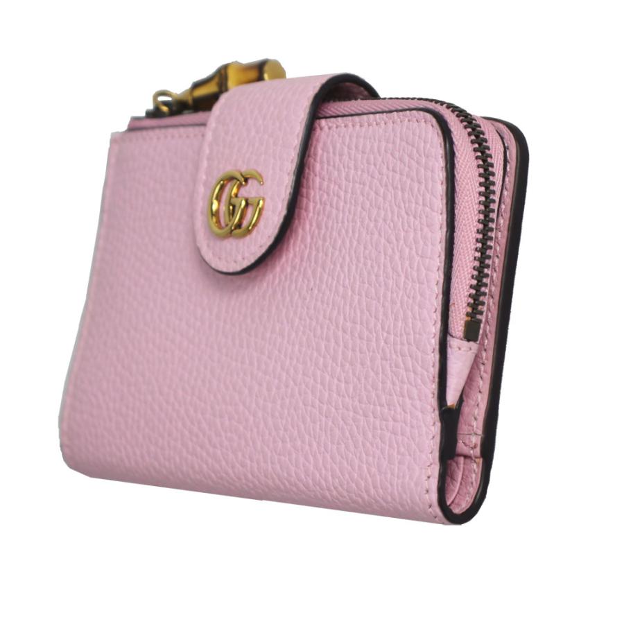 GUCCI グッチ 財布 レディース 二つ折り財布 バンブー付き