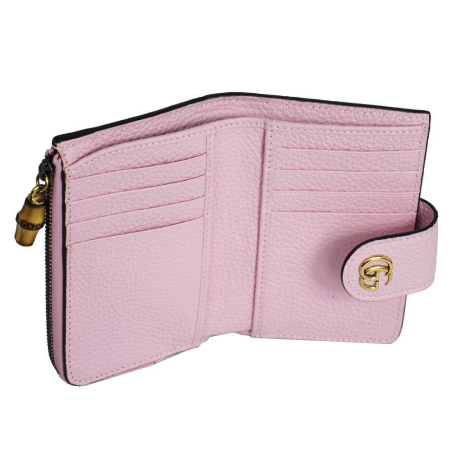 GUCCI グッチ 財布 レディース 二つ折り財布 バンブー付き