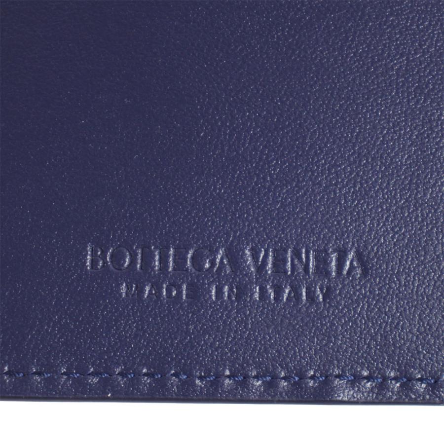 ボッテガヴェネタ 財布 レディース BOTTEGA VENETA 二つ折り財布 イントレチャート レザー ネイビー 749940 VCPP2 4528 | BOTTEGA VENETA | 04