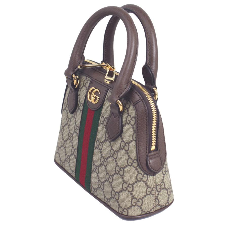 グッチ バッグ レディース GUCCI ミニ ハンド/ショルダーバッグ 2WAY オフィディア PVC×レザー ベージュ/ブラウン 772216 96IWG 8745｜goguysshop｜02